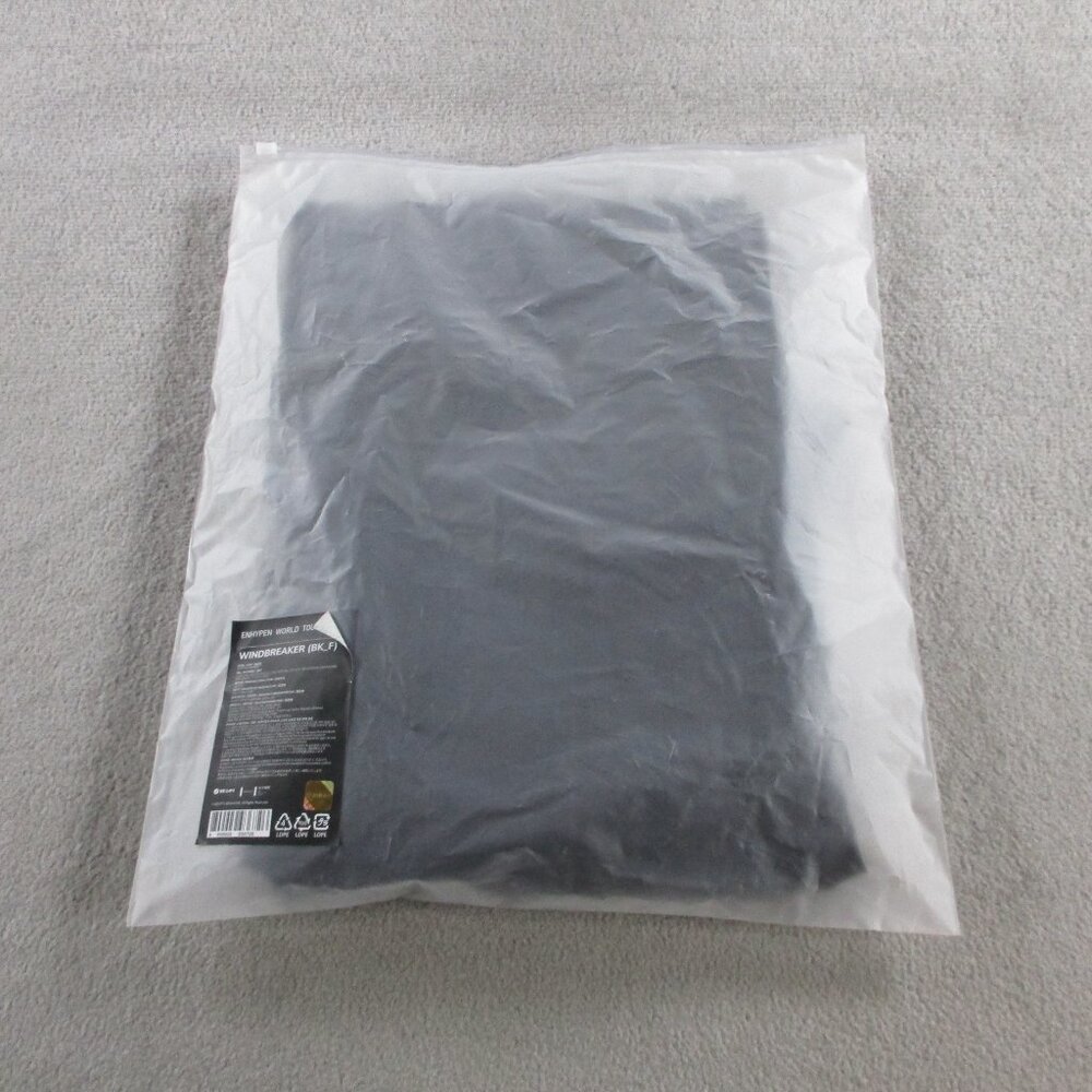 ENHYPEN World Tour Fate Windbreaker Adult F Black Jacket Pullover Lightweight - Picture 7 of 13